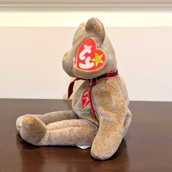 Ty 1999 Signature Bear Beanie Baby - Picture 2 of 11